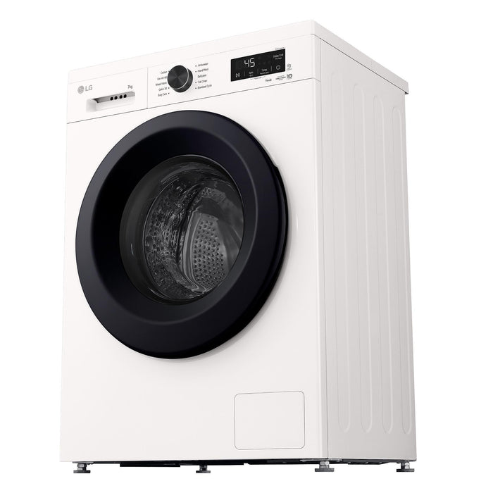 Пералня LG F2X10S7NWK , 1200 об./мин., 7.00 kg, A , Бял