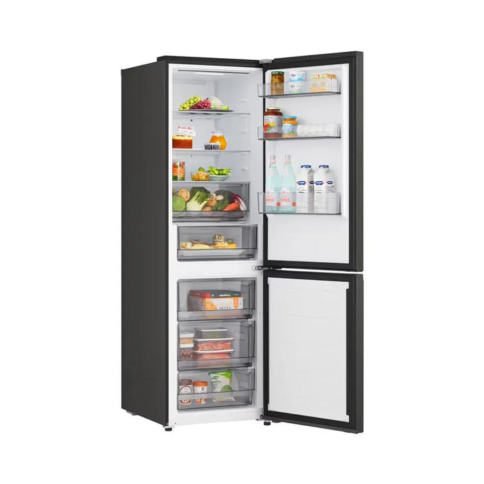 Хладилник с фризер LG GBBSJ11DEP , 333 l, D , No Frost , Черен инокс