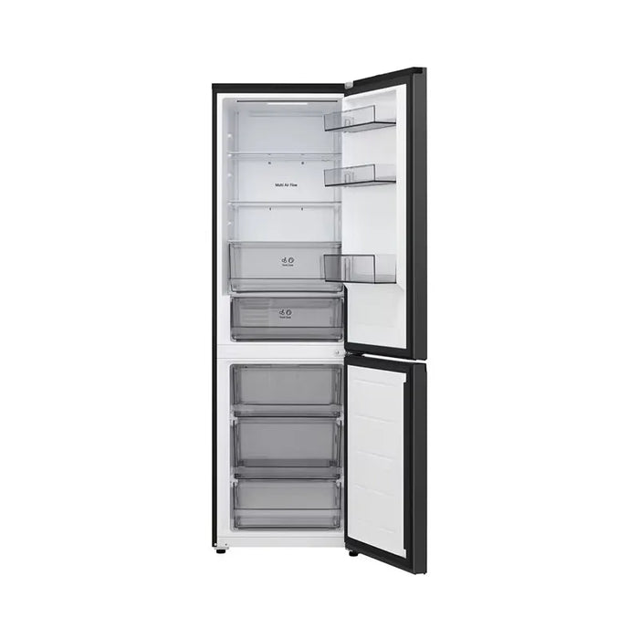 Хладилник с фризер LG GBBSJ11DEP , 333 l, D , No Frost , Черен инокс