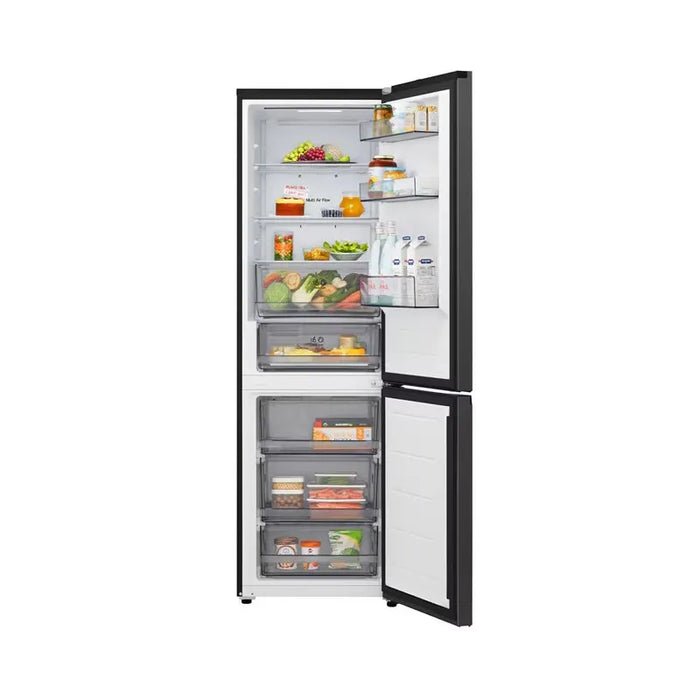 Хладилник с фризер LG GBBSJ11DEP , 333 l, D , No Frost , Черен инокс