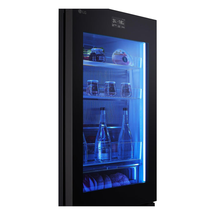 Хладилник с фризер LG GBG7190CEV*** , 349 l, C , No Frost , Черен