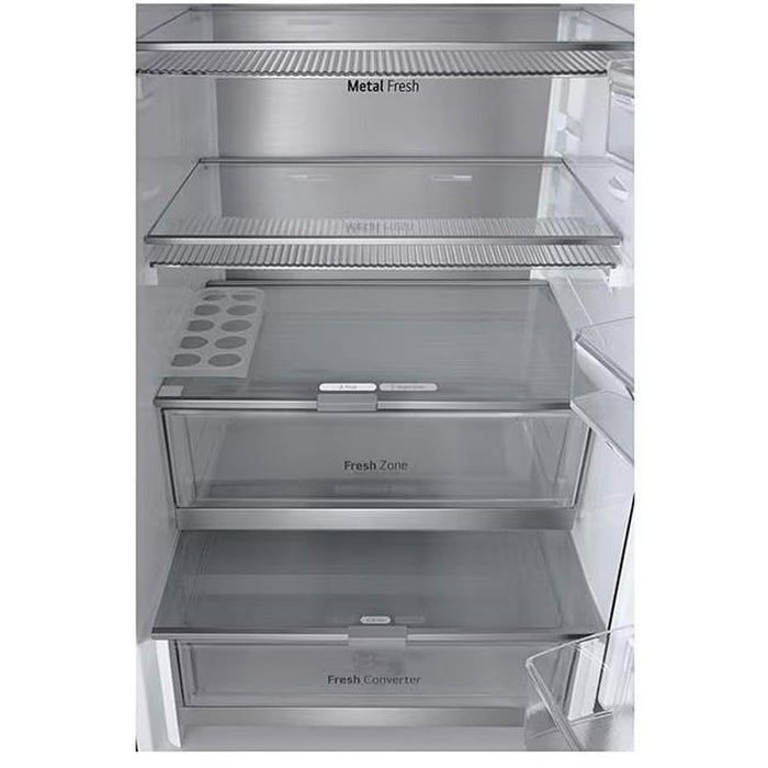 Хладилник с фризер LG GBG7190CEV*** , 349 l, C , No Frost , Черен