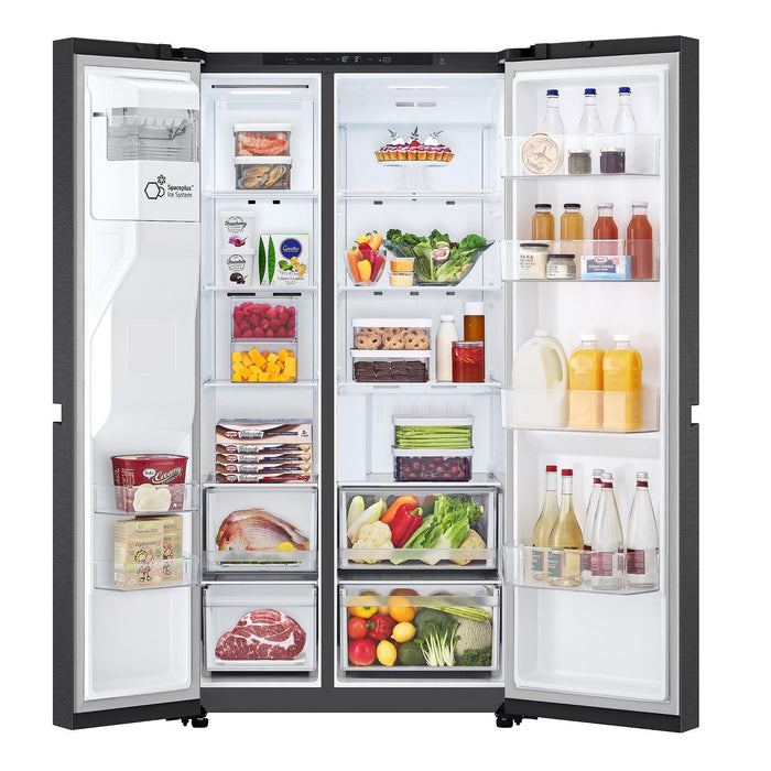 Хладилник Side-by-Side LG GSLC40EPPE , 638 l, E , No Frost , Черен