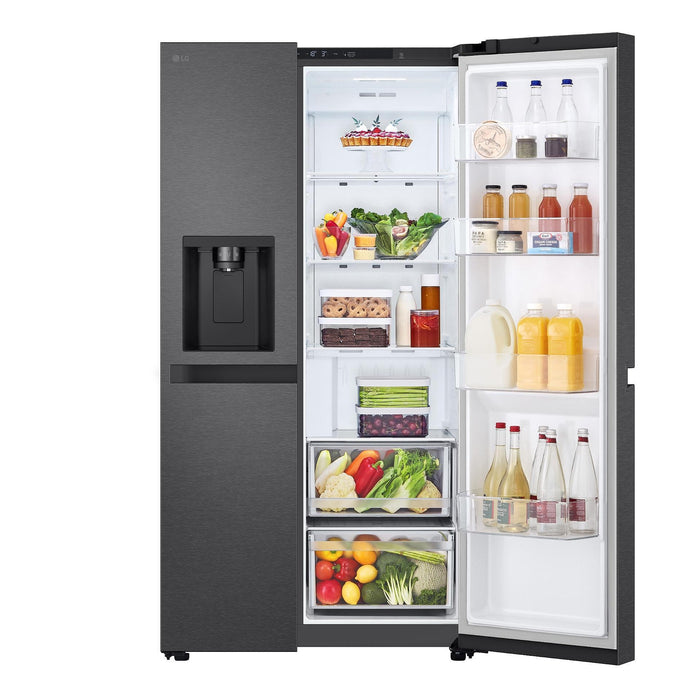 Хладилник Side-by-Side LG GSLC40EPPE , 638 l, E , No Frost , Черен