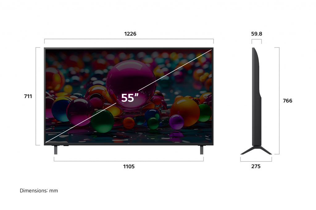 Телевизор LG LED 55UA75003LA