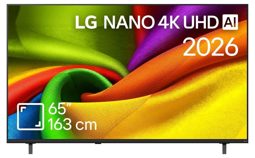Смарт телевизор LG - 65NU8E0B3LA, 65'', 4K, LED, Black