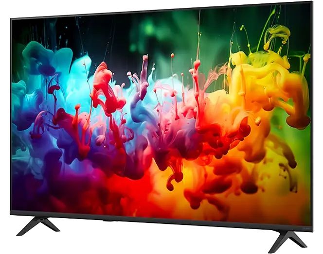 Смарт телевизор LG - 55QNED71B3B, 55", QNED, 4K UHD, черен
