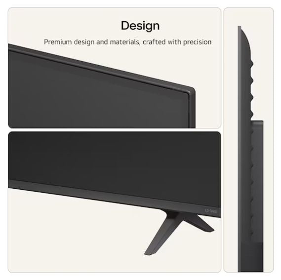 Смарт телевизор LG - 55QNED71B3B, 55", QNED, 4K UHD, черен