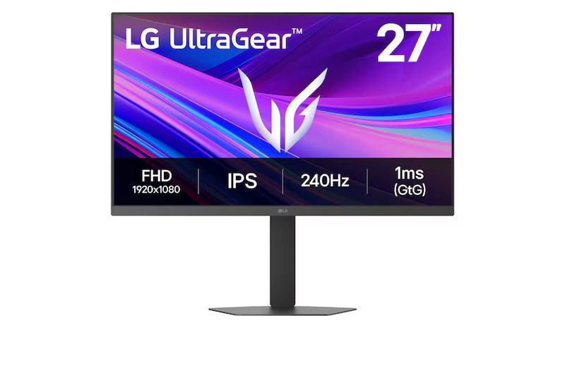 LG LED UltraGear G4 27G440A-B - 27" IPS геймърски монитор, Full HD 240Hz (черен)