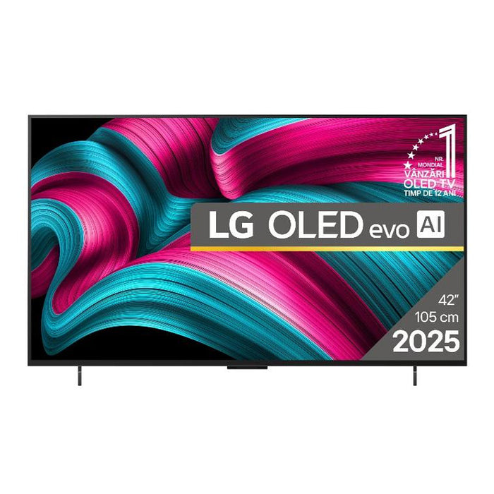 Телевизор LG OLED42C51LA, 42", OLED evo AI C5, 4K Ultra HD, Smart TV (2025)