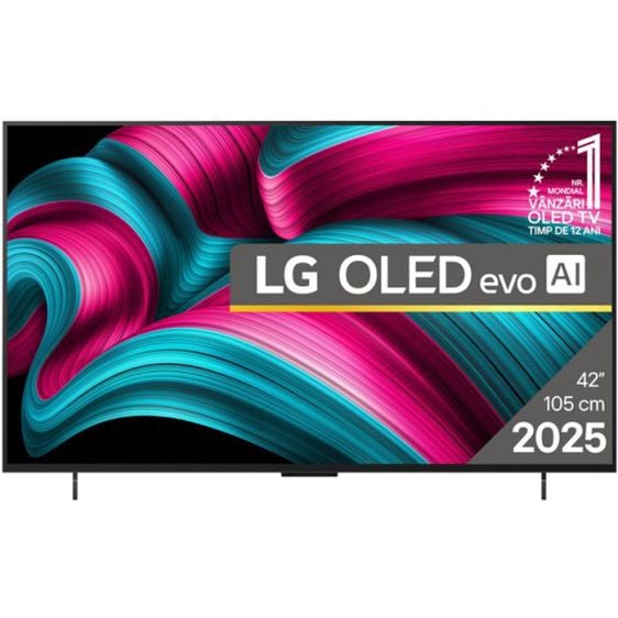 Телевизор LG OLED42C52LA, 42"(105 см), OLED evo AI C5, 4K Ultra HD, Smart TV (2025)