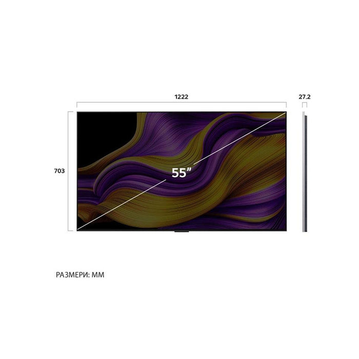 Телевизор LG OLED55G51LW, 55" OLED evo AI G5 4K, Smart TV 2025
