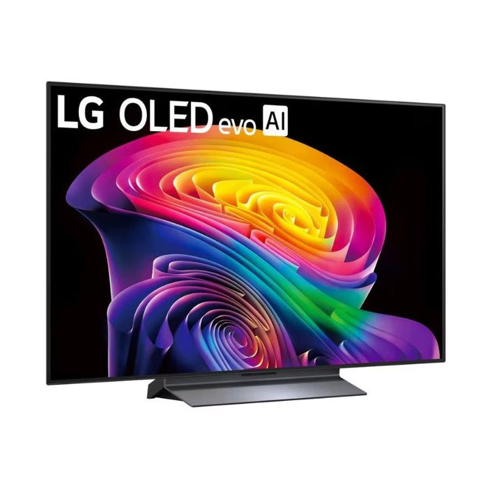 LG OLED65C61LA, 65" OLED evo, 4K (3840 x 2160), DVB-C/T2/S2, Alpha 11 AI 4K Gen3, 120Hz Native (VRR 165Hz), ThinQ AI, HDR10, NVIDIA G-SYNC, AMD FreeSync, Dolby Vision, Dolby Atmos, AI Agent, Wi-Fi 6E, Bluetooth, eARC (HDMI 2), USB, Airplay 2, CI слот, Mu