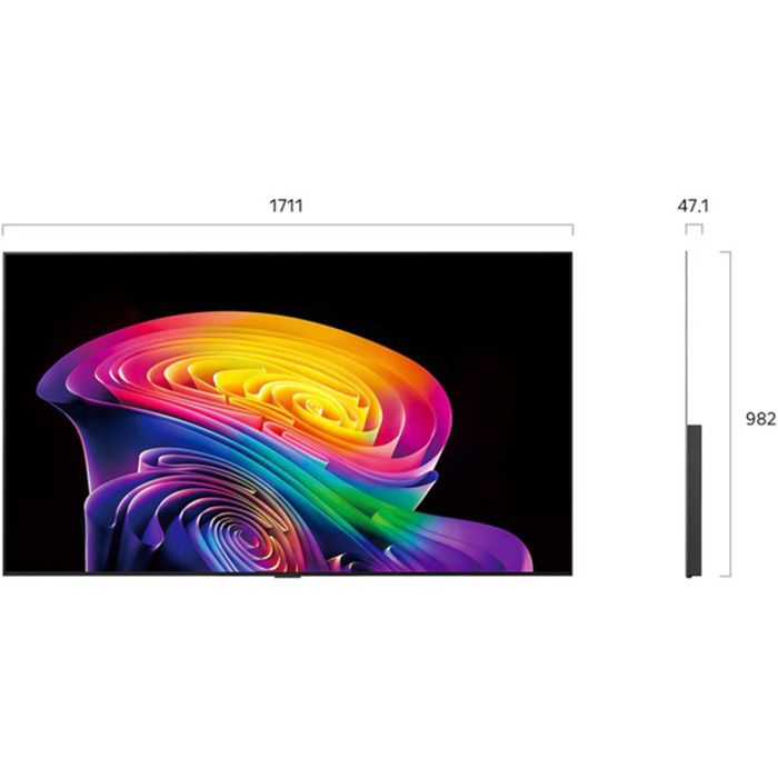 Телевизор LG OLED77C61LA, OLED evo C6 77", AI, 4K, Smart TV (2026)
