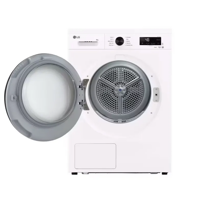Сушилня LG RHX1008NWK , 8 kg, C , Бял