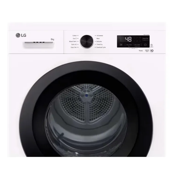 Сушилня LG RHX1008NWK , 8 kg, C , Бял