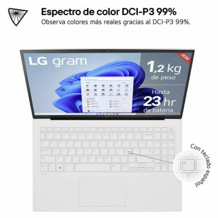 Лаптоп LG 15Z90S-G.AA74B 14" Intel Core Ultra 7 155H 16 GB RAM 512 GB SSD