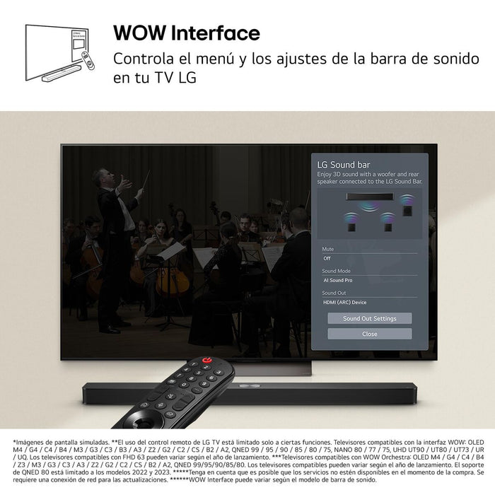 Soundbar система LG DS60T Черен 340 W