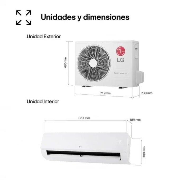 Климатик LG LGWIFI12Z.SET A++/A++ 3010 fg/h Бял 3010 fg/g