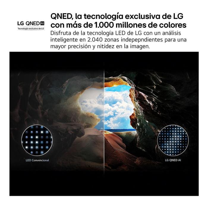 Смарт телевизор LG 65QNED84A6C.AEU 4K Ultra HD 65"