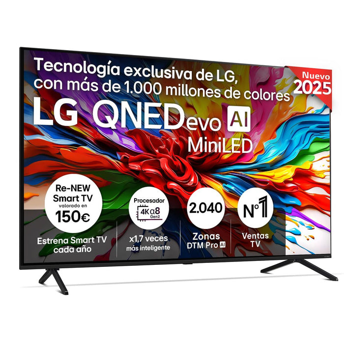 Смарт телевизор LG 85QNED92A6A.AEUQ 3840 x 2160 px UHD 4K HDR10 AMD FreeSync Hybrid Log-Gamma (HLG) Dolby Vision QNED