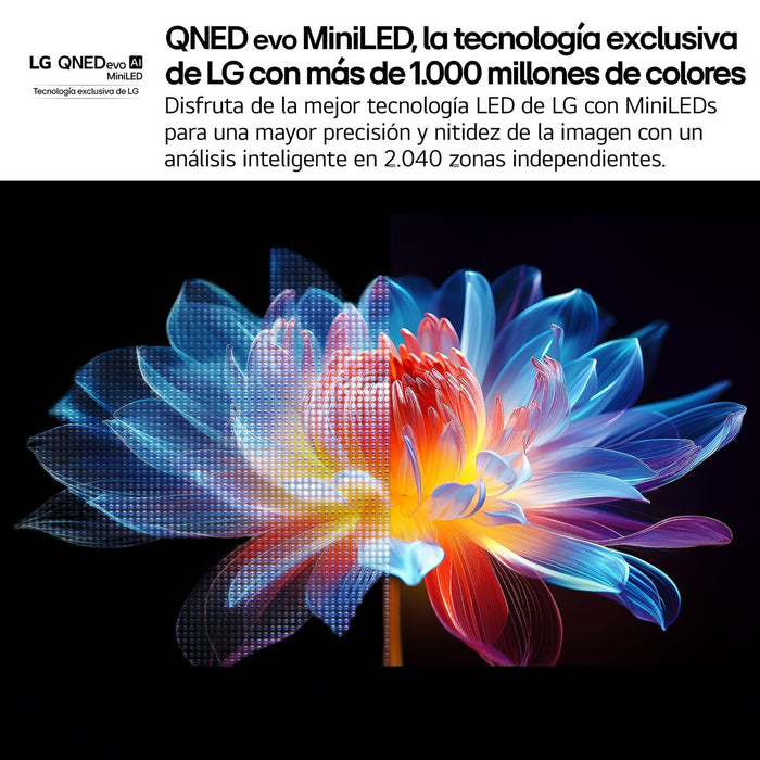 Смарт телевизор LG 85QNED92A6A.AEUQ 3840 x 2160 px UHD 4K HDR10 AMD FreeSync Hybrid Log-Gamma (HLG) Dolby Vision QNED