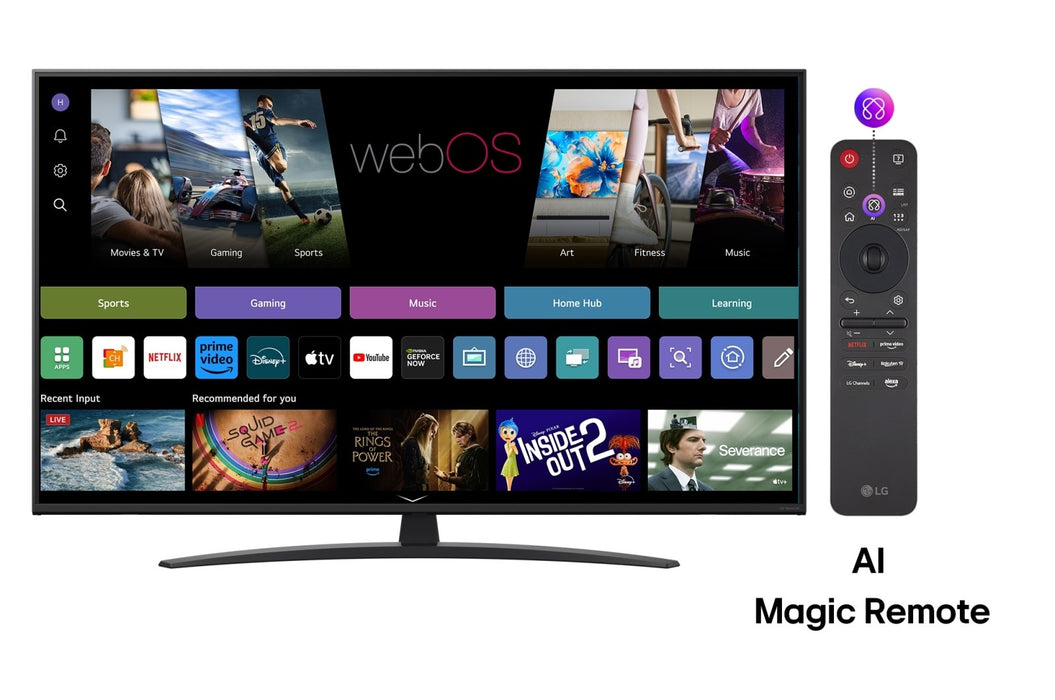 LG NanoCell AI 55NANO81A3A телевизор 139,7 см (55") 4K Ultra HD Smart TV Wi-Fi Черен