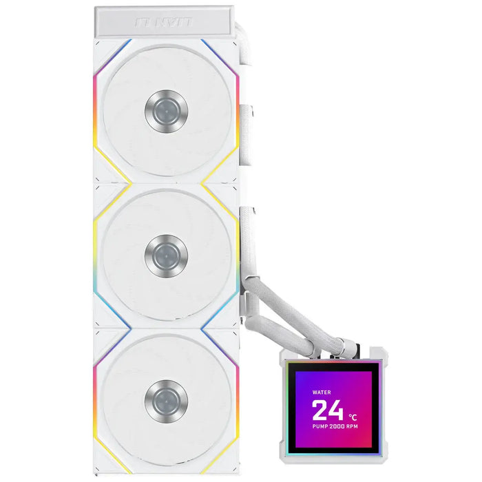 Охладител за процесор Lian Li HydroShift II LCD-S 360TL RGB - Бял