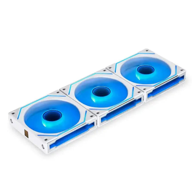 Комплект Вентилатори Lian-Li UNI SL-INF 120 ARGB Reverse Blade PWM + Контролер - White