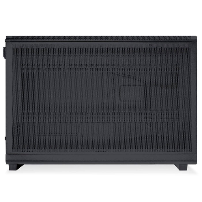 Кутия Lian Li DAN A3-mATX Wood Edition Black, Tempered Glass, Micro Tower