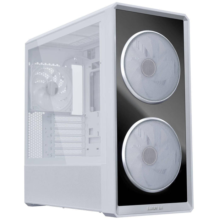 Кутия Lian Li LANCOOL 217 INF RGB Mid-Tower, Tempered Glass - Бял