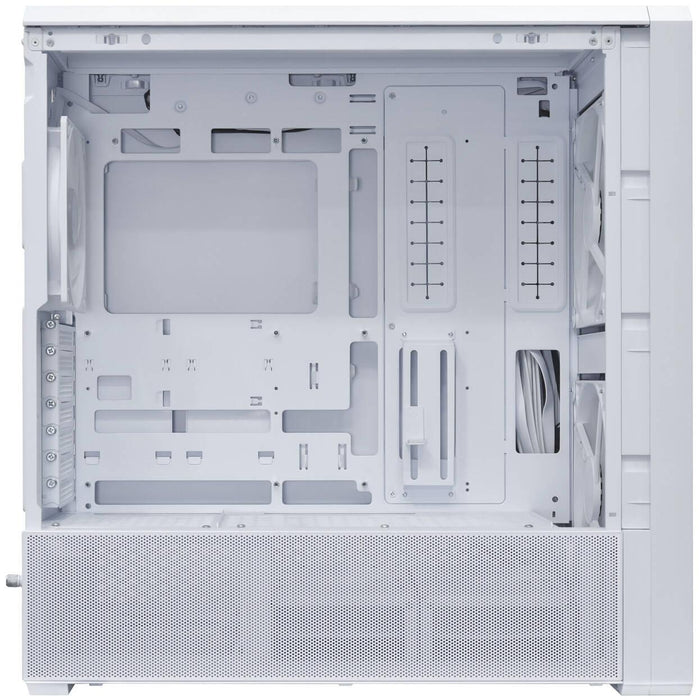 Кутия Lian Li LANCOOL 217 INF RGB Mid-Tower, Tempered Glass - Бял