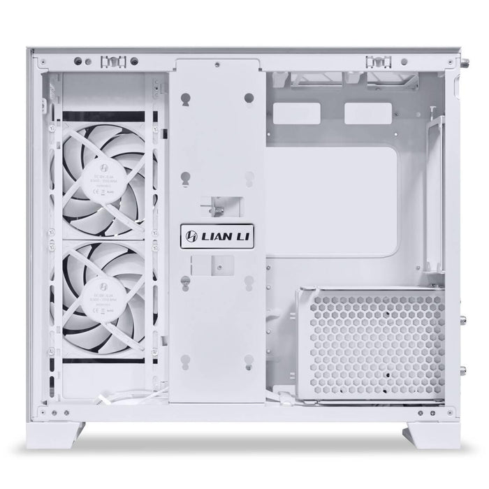 Кутия Lian Li O11 Dynamic Mini V2 Flow + 5 Вентилатора, Mini-Tower - White