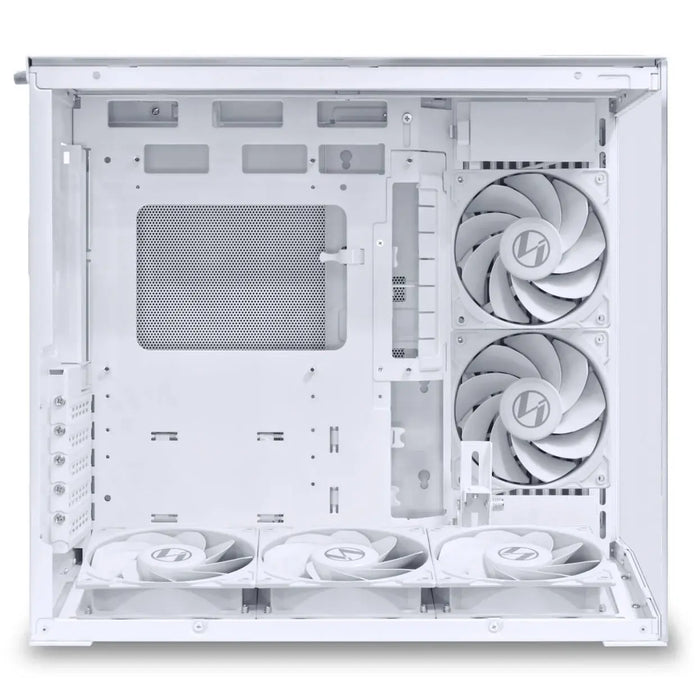 Кутия Lian Li O11 Dynamic Mini V2 Flow + 5 Вентилатора, Mini-Tower - White