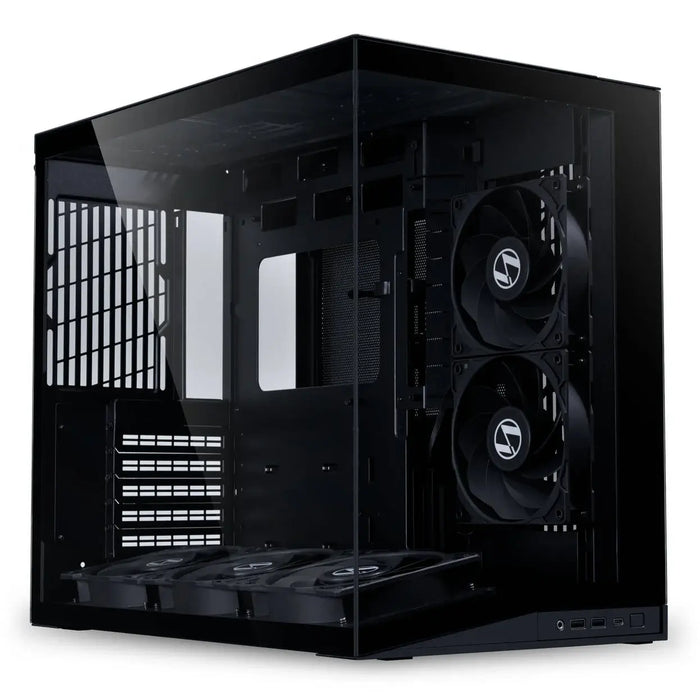 Кутия Lian Li O11 Dynamic Mini V2 Flow + 5 Вентилатора, Mini-Tower - Black