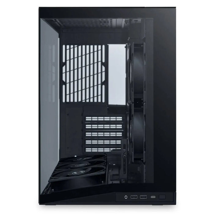 Кутия Lian Li O11 Dynamic Mini V2 Flow + 5 Вентилатора, Mini-Tower - Black