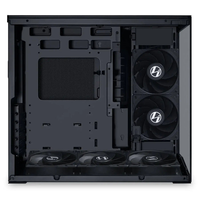 Кутия Lian Li O11 Dynamic Mini V2 Flow + 5 Вентилатора, Mini-Tower - Black
