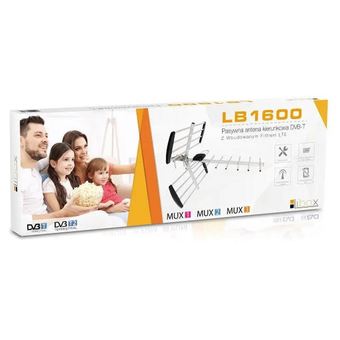 Libox Antena kierunkowa 16-el. pasywna DVB-T Z FILTREM LTE