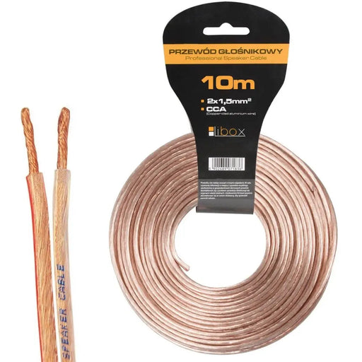 Libox Kabel głośnikowy 2x1,50 mm LB0008-10 аудио кабел 10 m