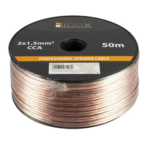 Libox Kabel głośnikowy 2x1,50 mm LB0008-50 аудио кабел 50 m