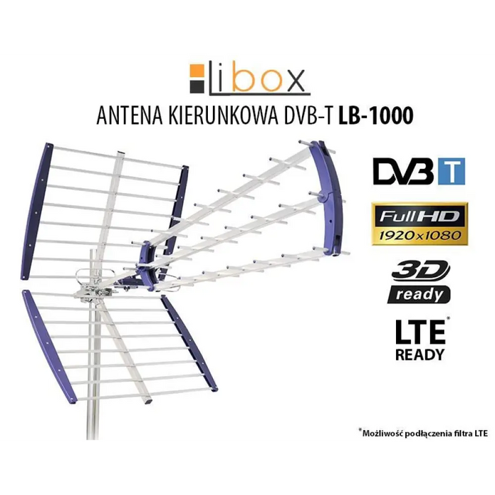 Libox LB-1000 Antena TV DVB-T - 16,5 dB