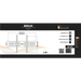 Libox LB-120 Стойка за телевизор 2,16 м (85’’) Черна