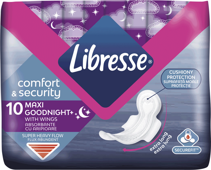 Дамски превръзки Maxi Wing goodnight, 10 бр