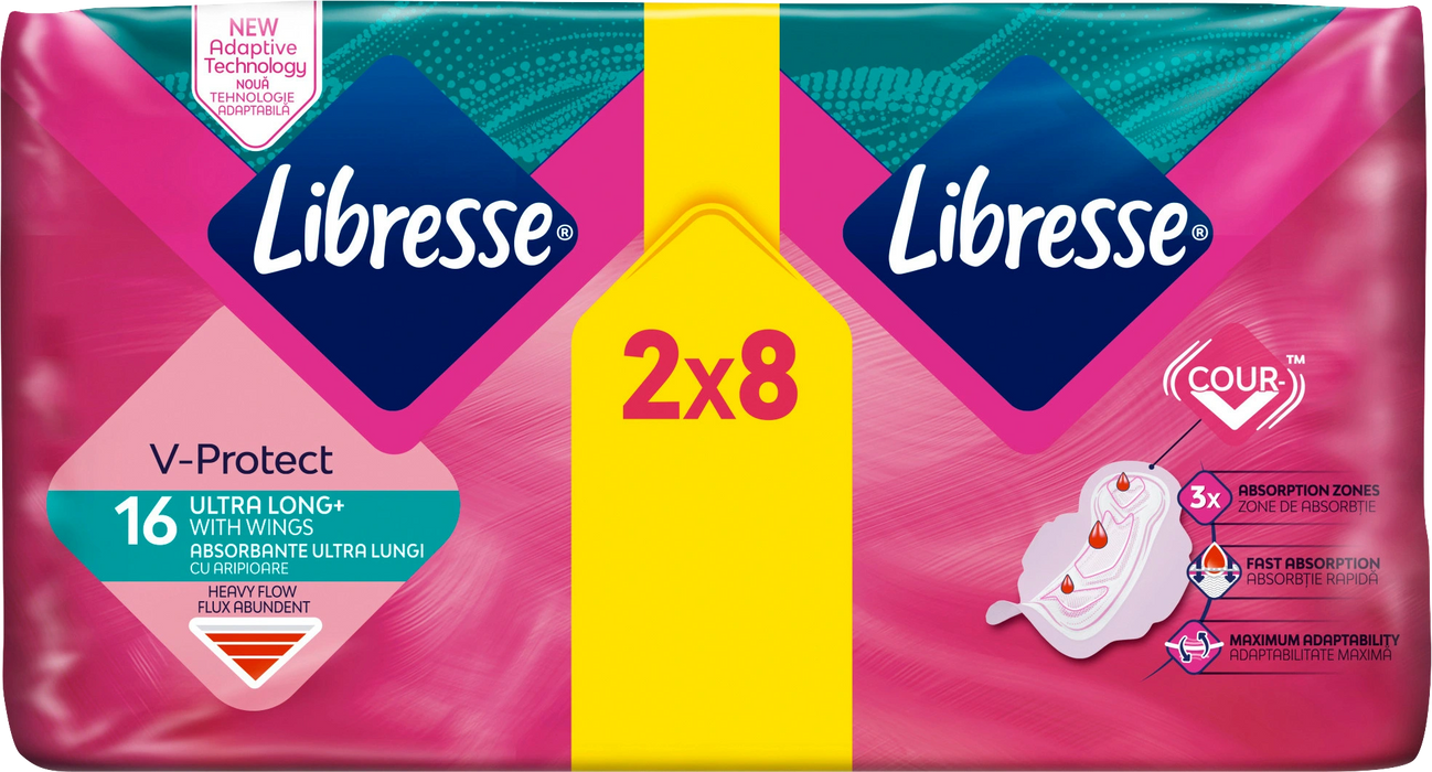 Дамски превръзки Ultra Long duo, 16 бр