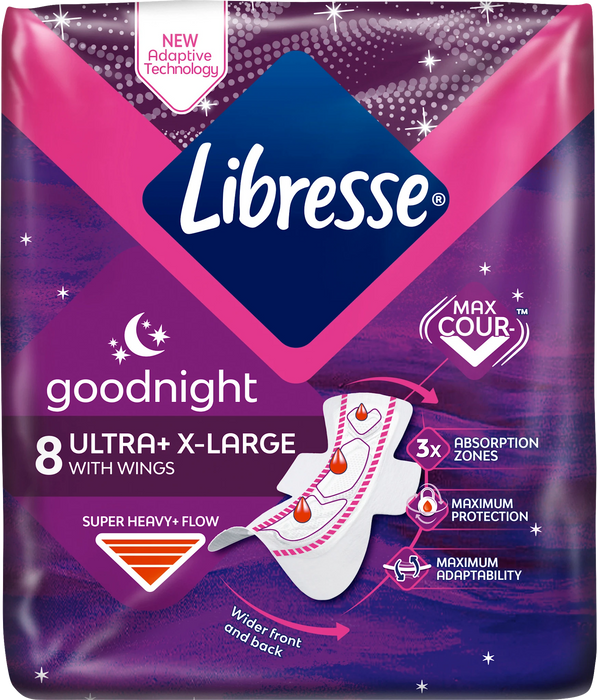 Дамски превръзки Ultra Wings goodnight, 8 бр