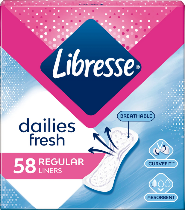 Ежедневни дамски превръзки Dailies Fresh, 58 бр