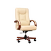 LIDER Кремаво кожено кресло