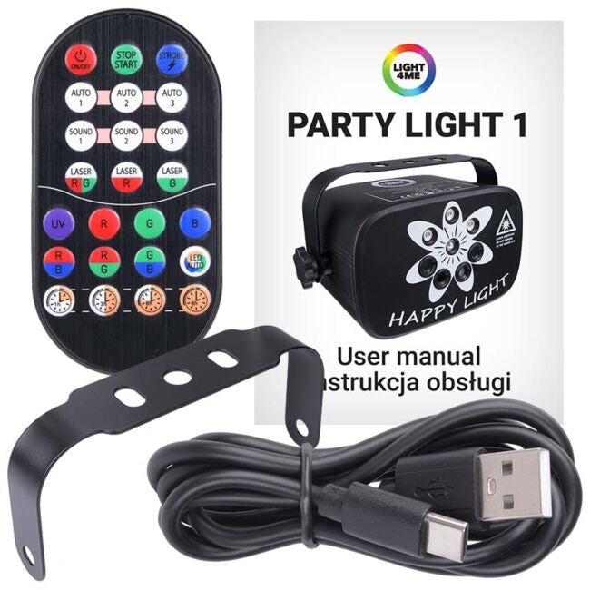 Light4Me Party Light 1 - LED ефекти, диско осветление, UV лазери
