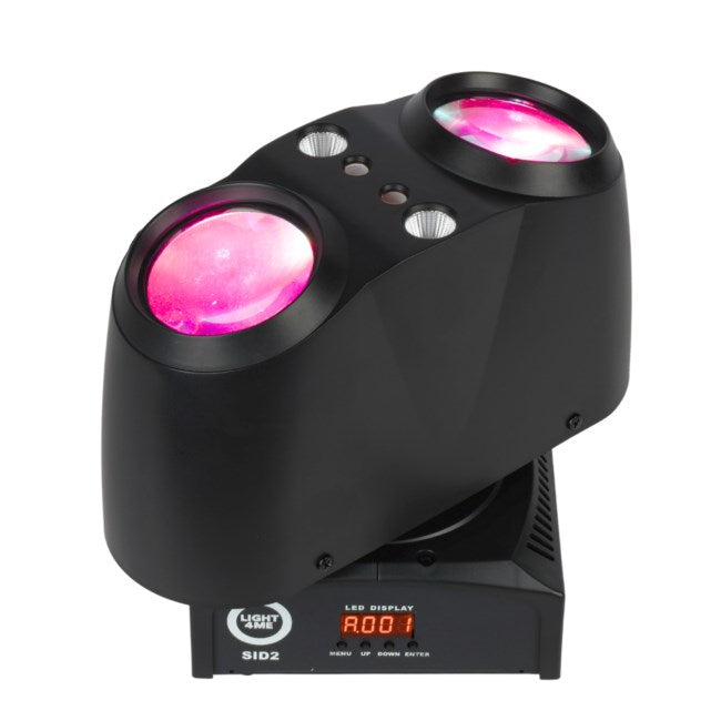 Light4Me SID2 - 4-в-1 LED многоефектна светлина + лъч/лазер/стробоскопичен ефект