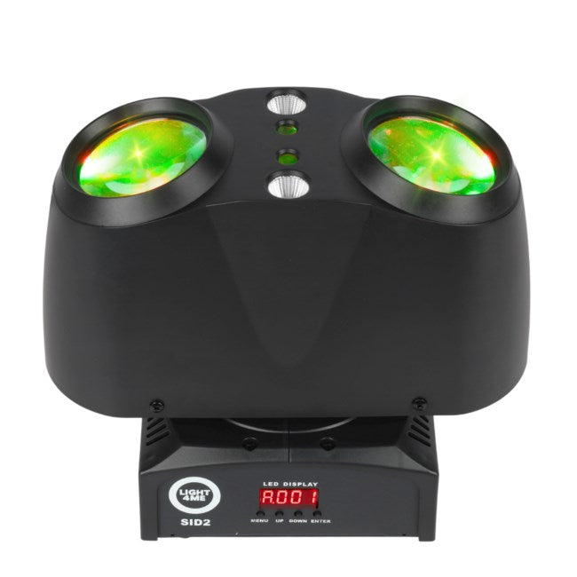 Light4Me SID2 - 4-в-1 LED многоефектна светлина + лъч/лазер/стробоскопичен ефект